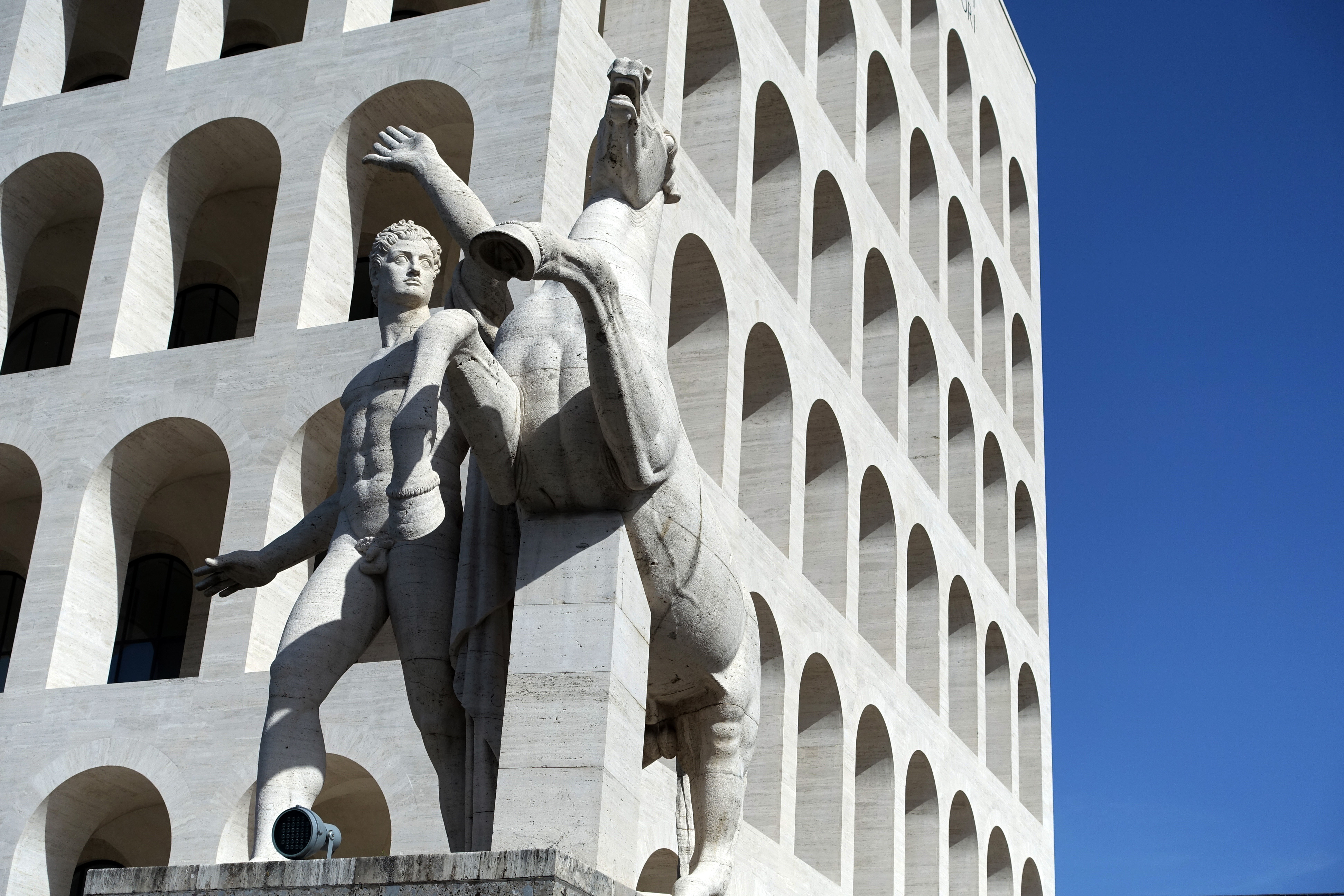 Benito Mussolini Â€“ An Equestrian Statue Carrying The