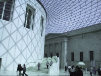 The courtyard of the British Museum